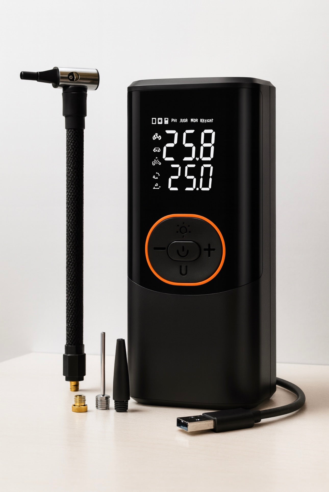 Digitale Luftpumpe Auto Eleganz