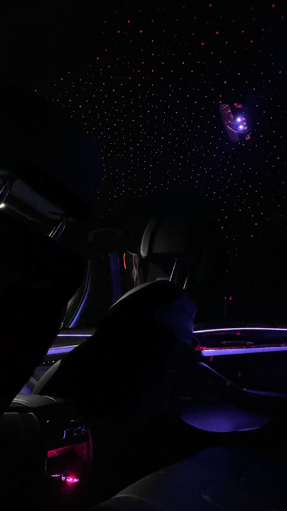 Handy-Ladegerät mit Sternenhimmel Auto Eleganz